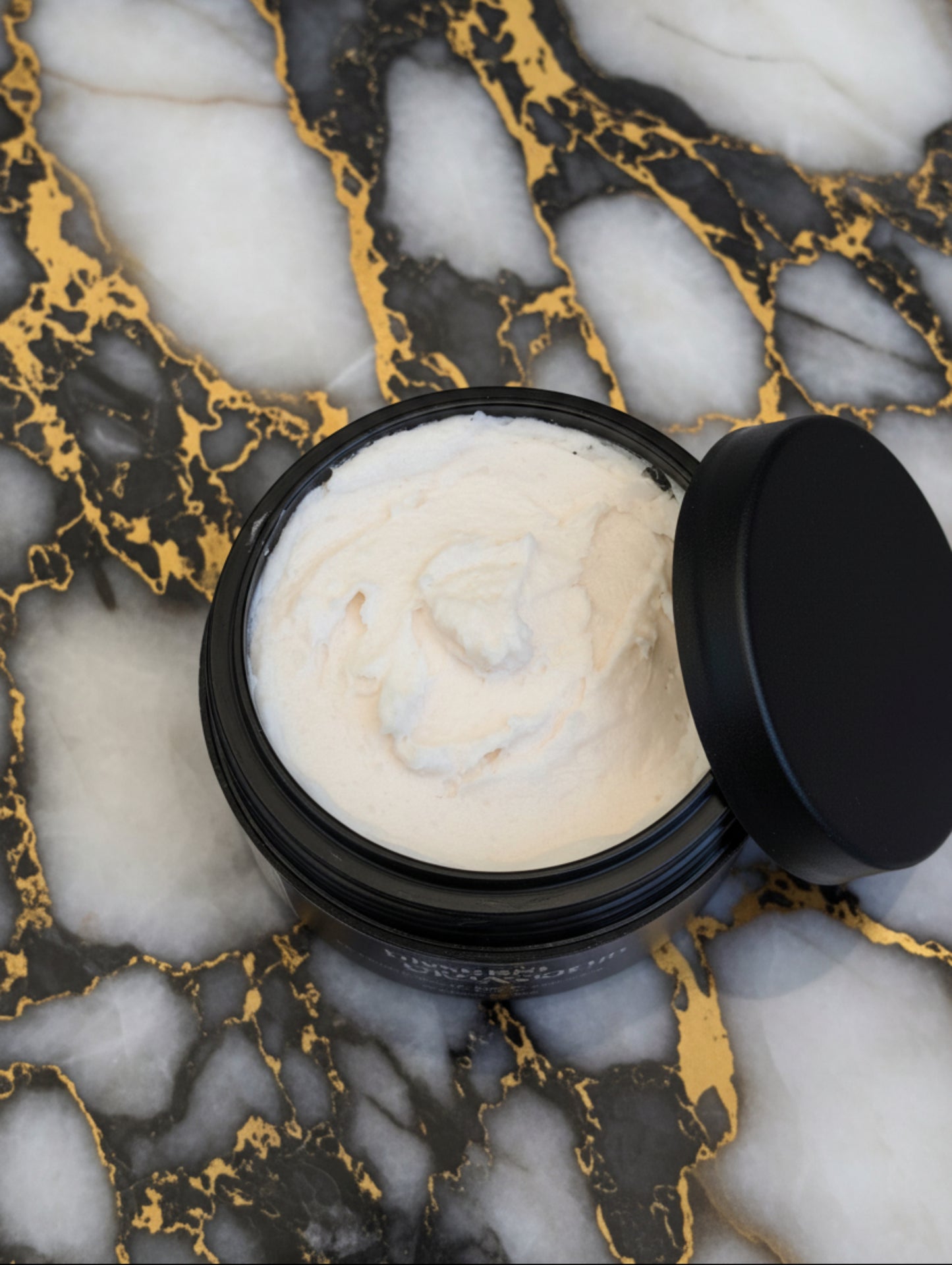 close up of Nereus shave cream by Hazel Glow
