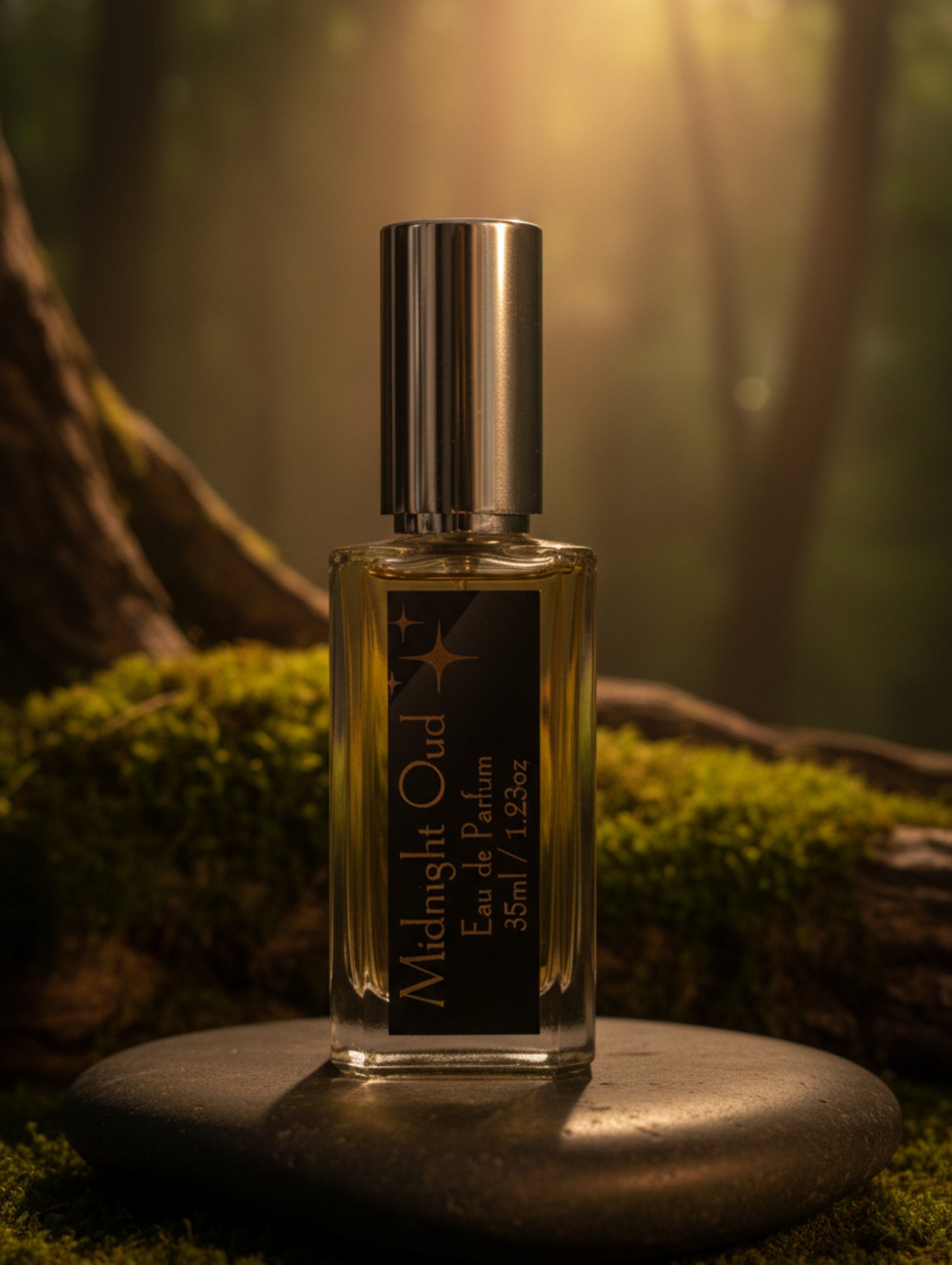 Midnight Oud Men's Eau de Parfum, vegan fragrance by Hazel Glow