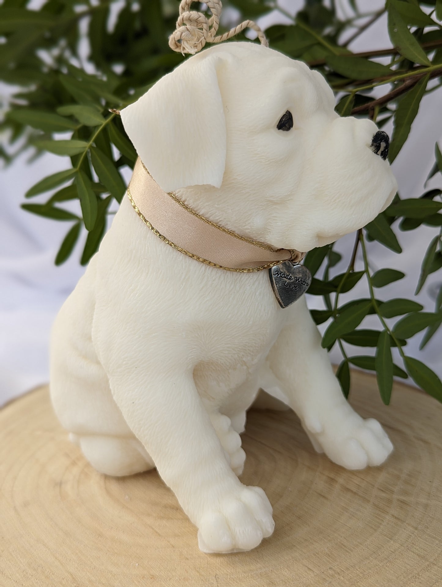 Boxer Dog Puppy Candle| Dog Candle | Boxer Candle Gift