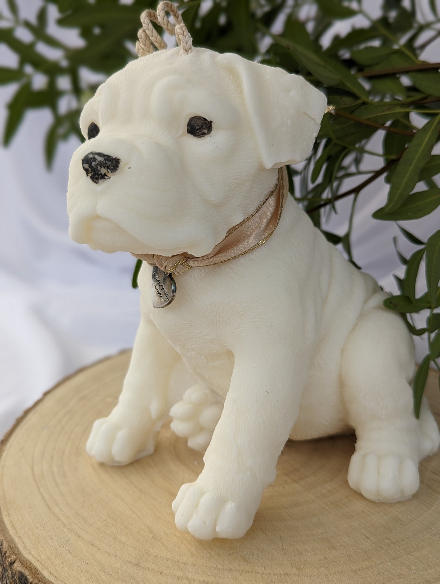Boxer Dog Puppy Candle| Dog Candle | Boxer Candle Gift