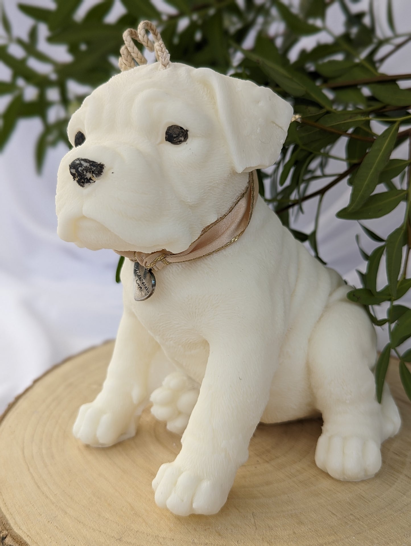 Boxer Dog Puppy Candle| Dog Candle | Boxer Candle Gift