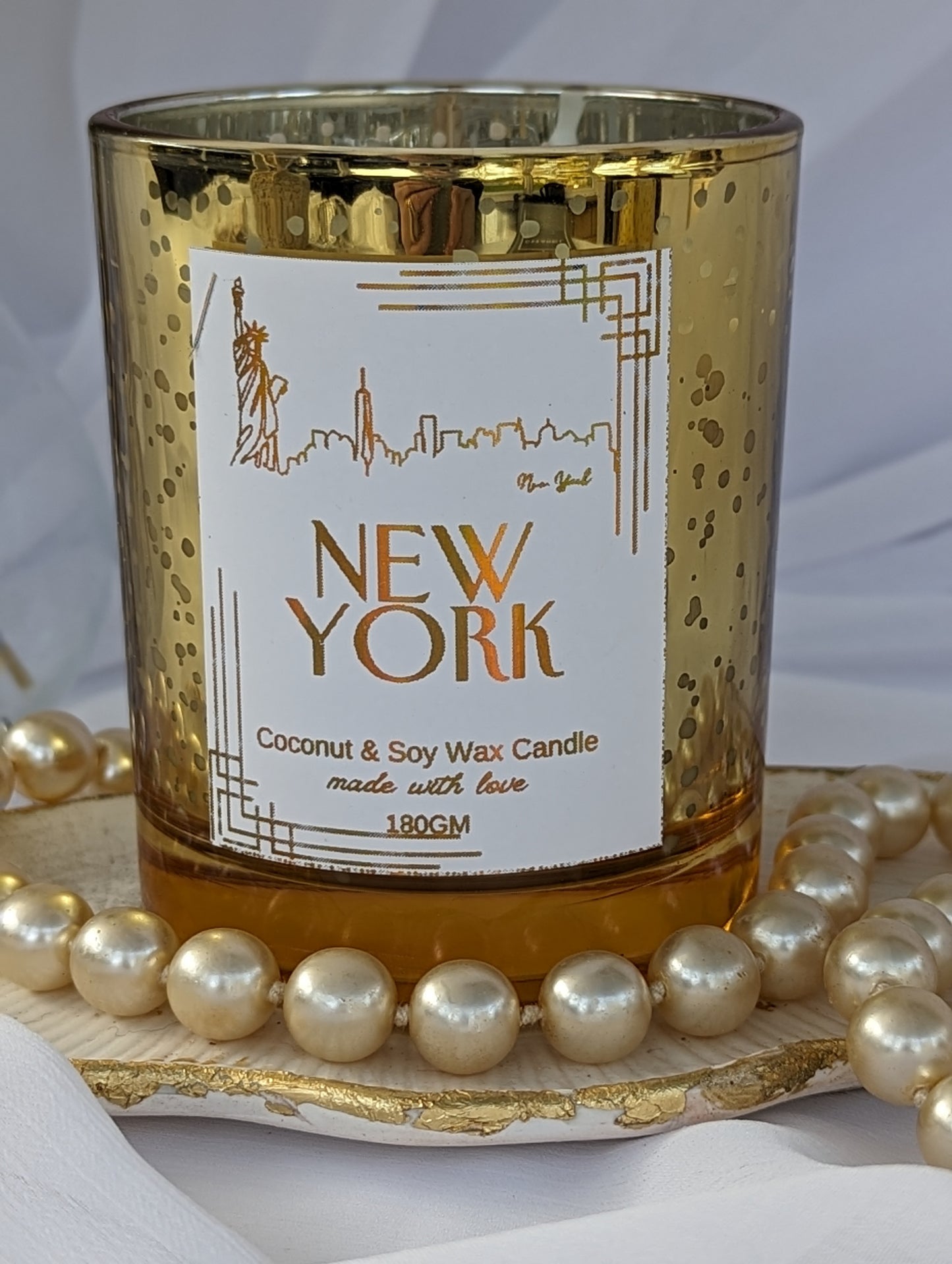 New York Destination Candle | Coffee Fragrance | Vegan