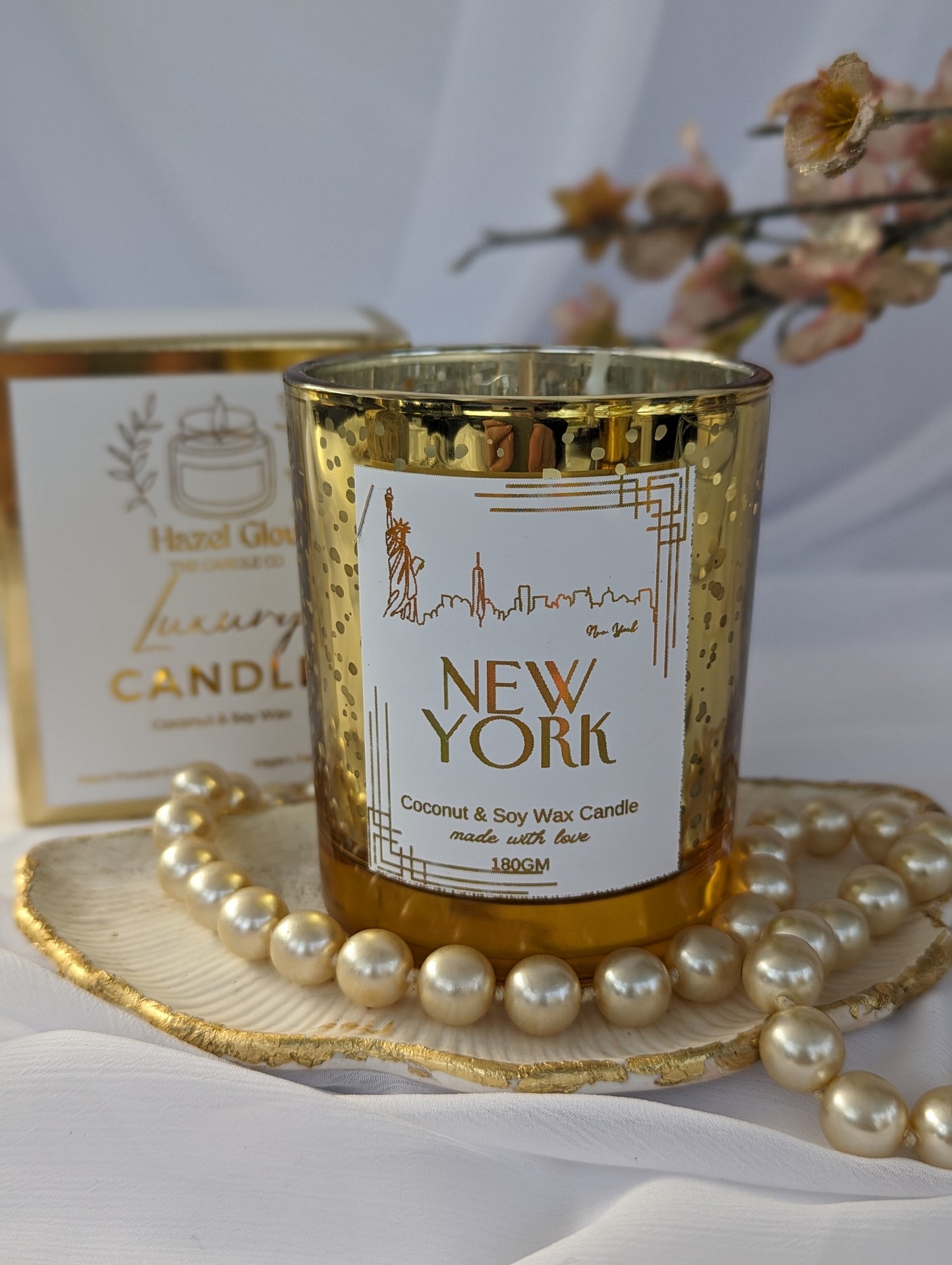 New York Destination Candle | Coffee Fragrance | Vegan