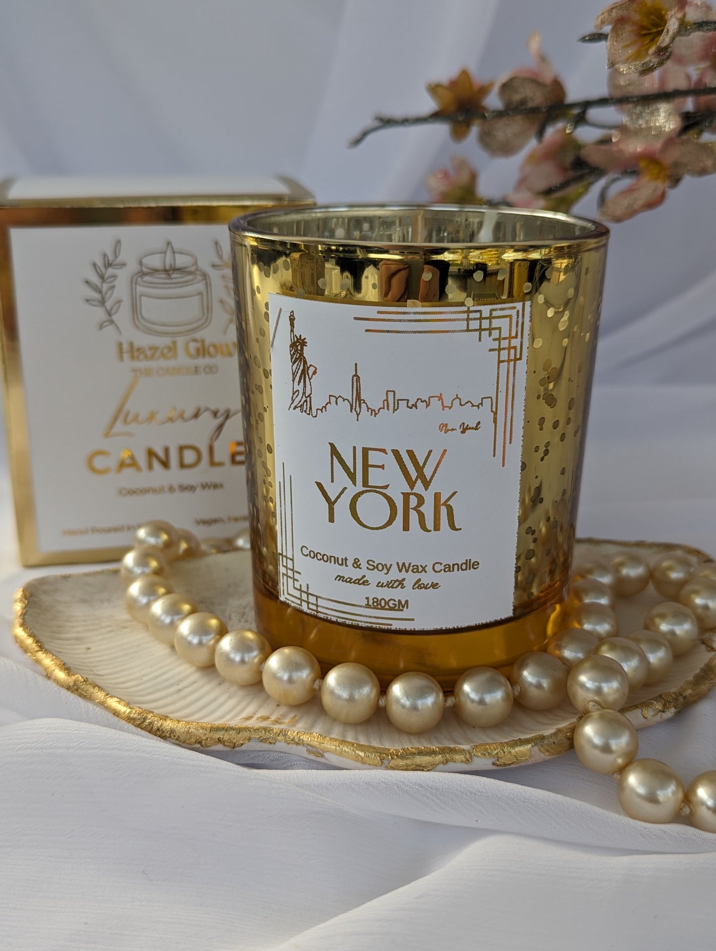 New York Destination Candle | Coffee Fragrance | Vegan