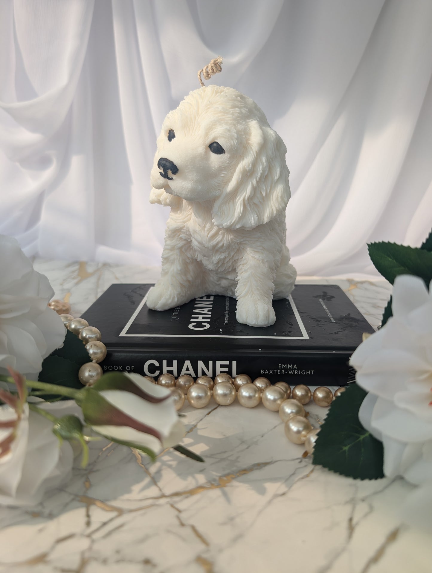 Cocker Spaniel Puppy Candle