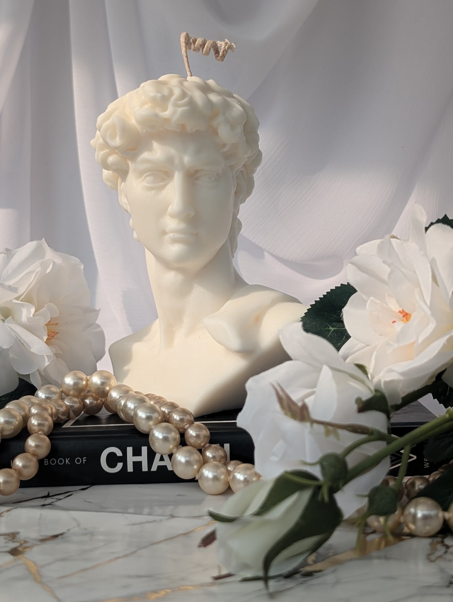Classic Sculpture Candle | Michaelangelo David Candle