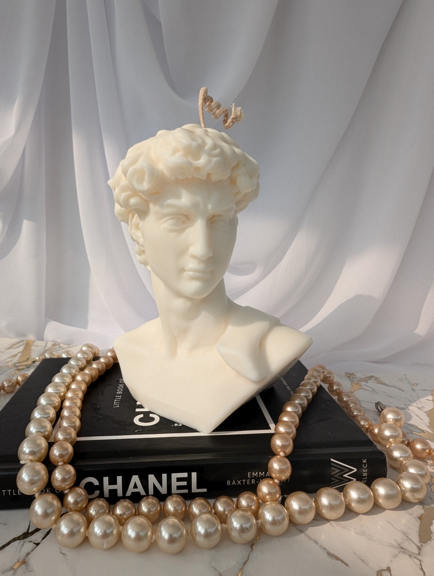 Classic Sculpture Candle | Michaelangelo David Candle