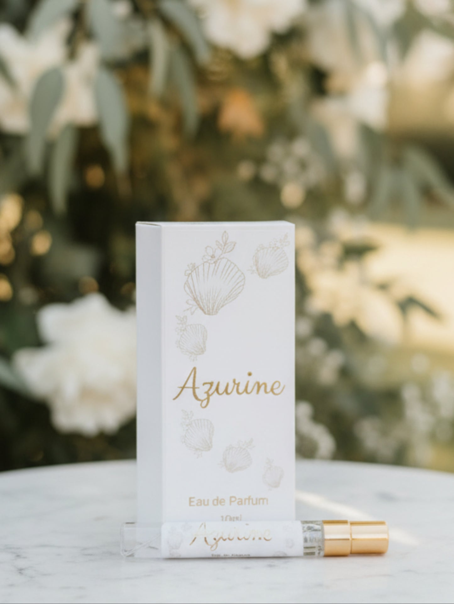 Azurine sparkling floral 10ml perfume by Hazel Glow.