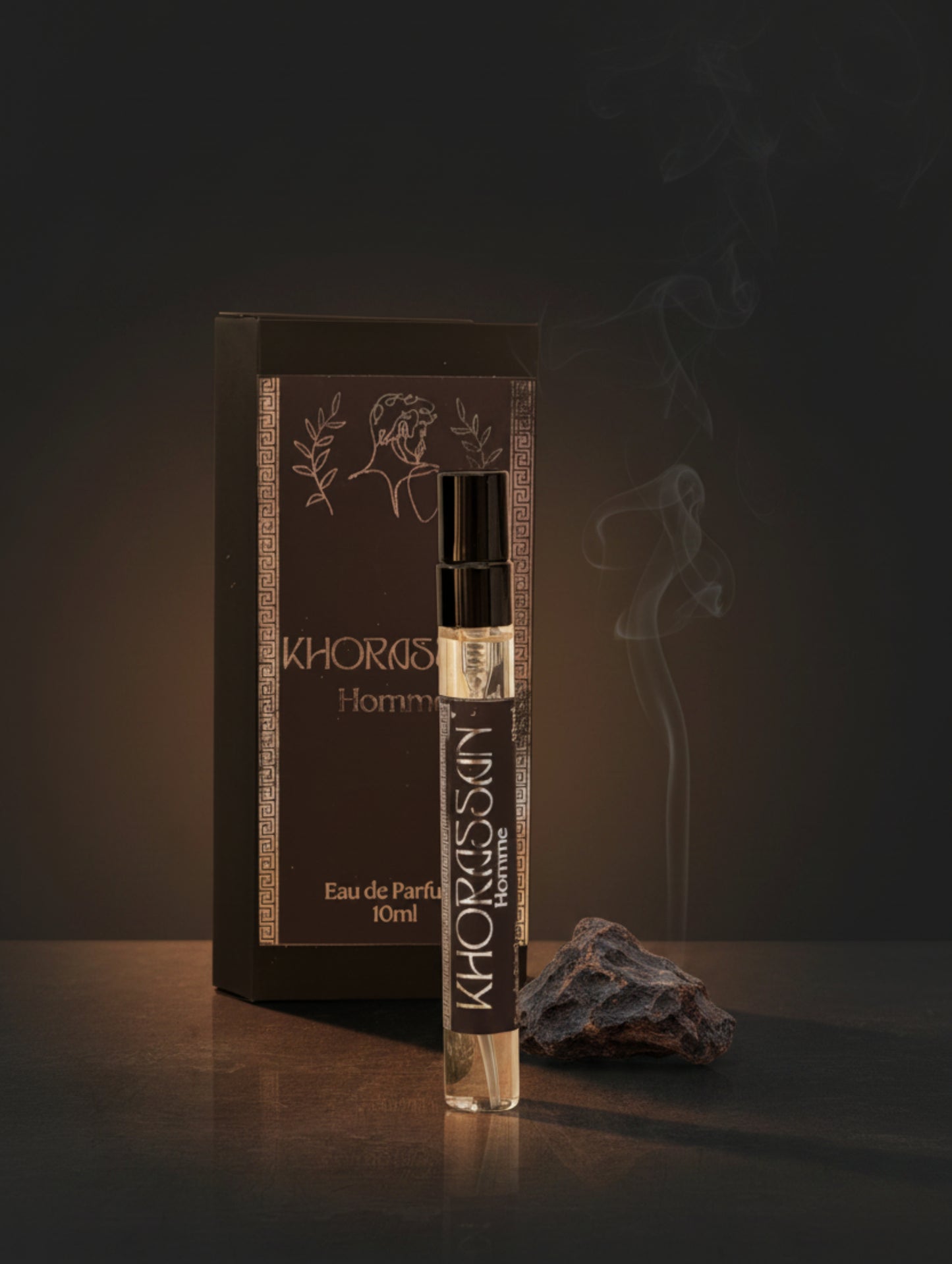 10ml men's perfume, travel size Khorassan oud fragrance by Hazel Glow