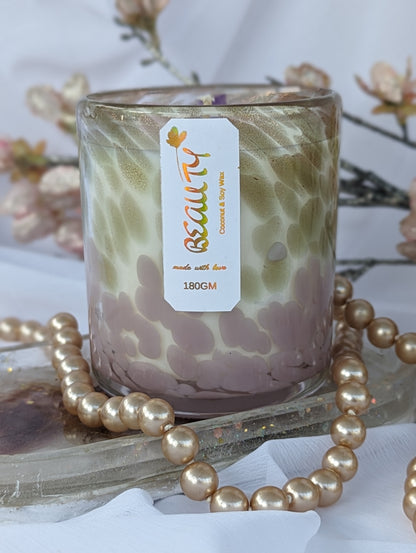 Beauty Luxury Crystal Candle | Wellness Candle Gift For Her