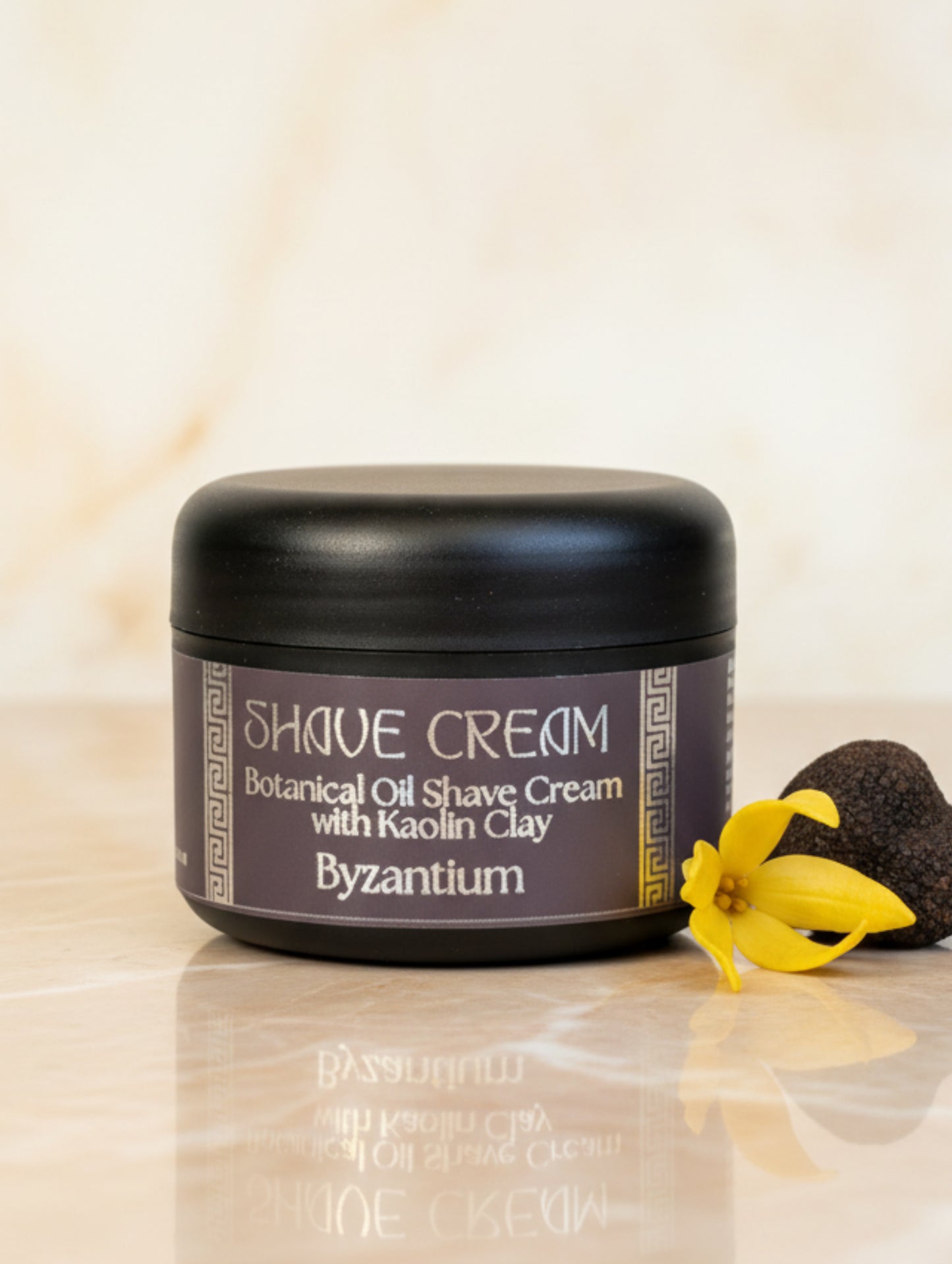 Shave Butter with botanical oils and kaolin clay in Byzantium fragrance  by Hazel Glow
