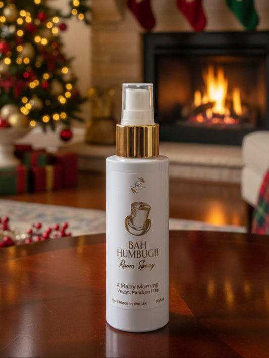Festive Home Fragrance, Bah Humbug room spray by Hazel Glow