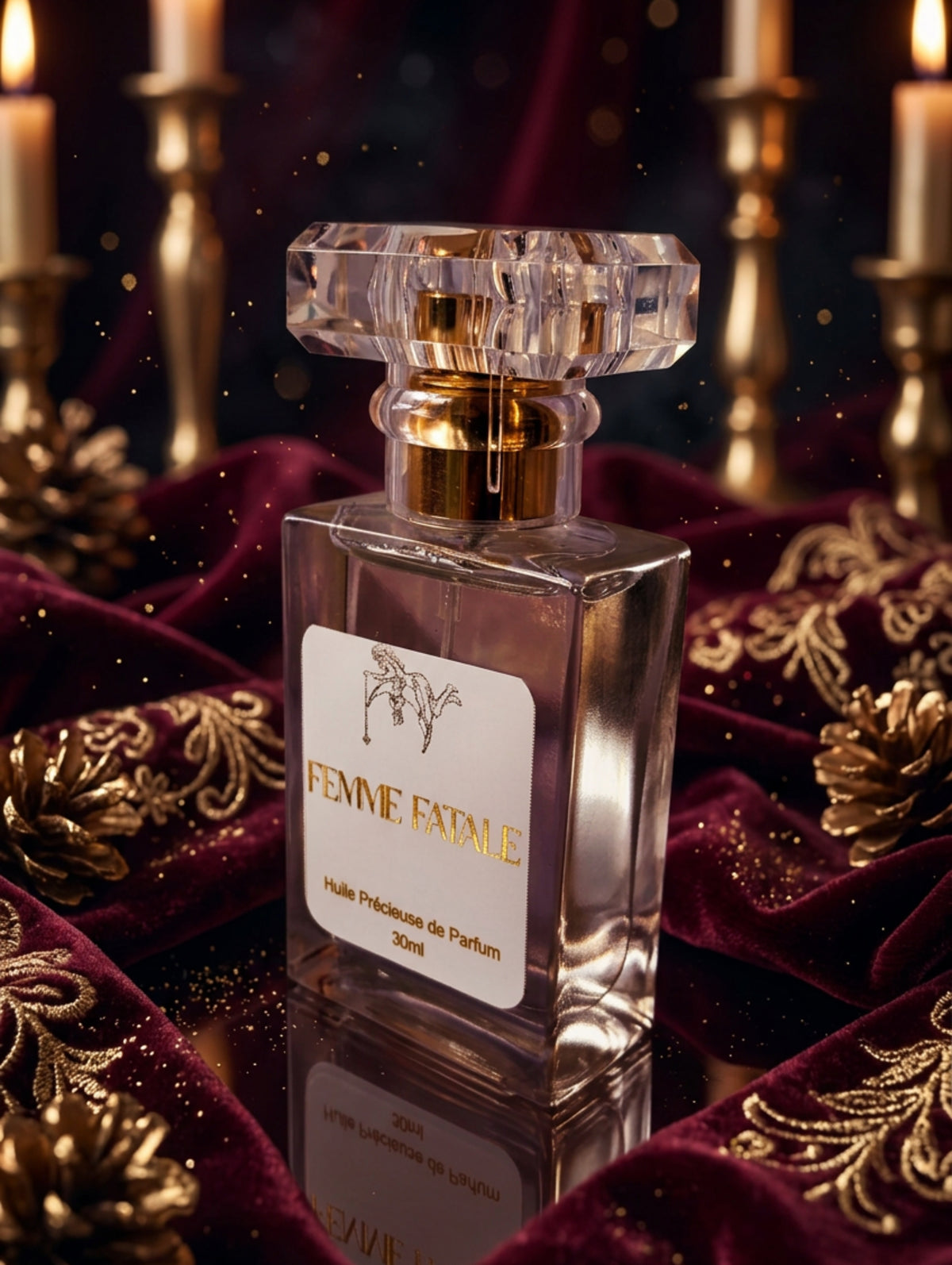 Femme Fatale vegan, cruetly free and paraben free perfume spray oil by Hazel Glow