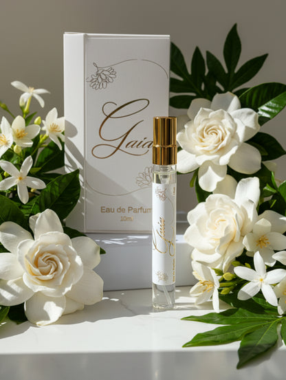 Gaia 10ml white floral bridal perfume by Hazel Glow.  Perfect for bridesmaid gifts and mother of the groom or bride gifts
