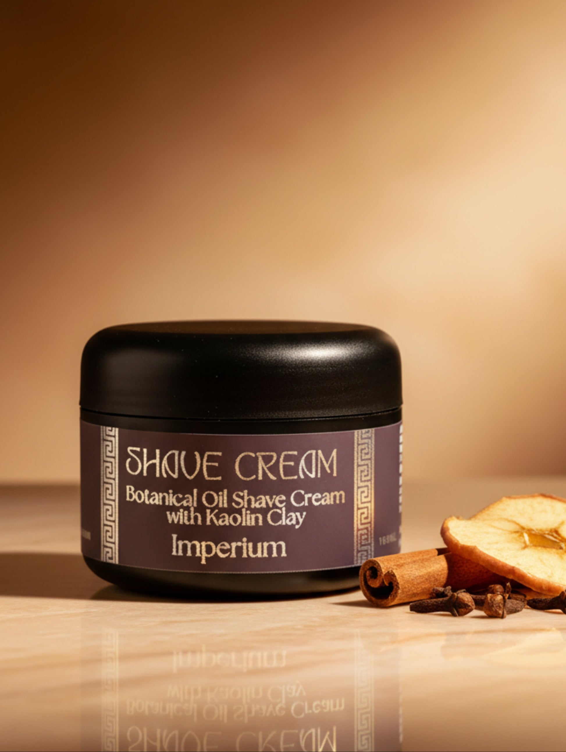 Luxury Shave Butter Imperium by Hazel Glow.  Shave Cream with botanical oil and kaolin clay