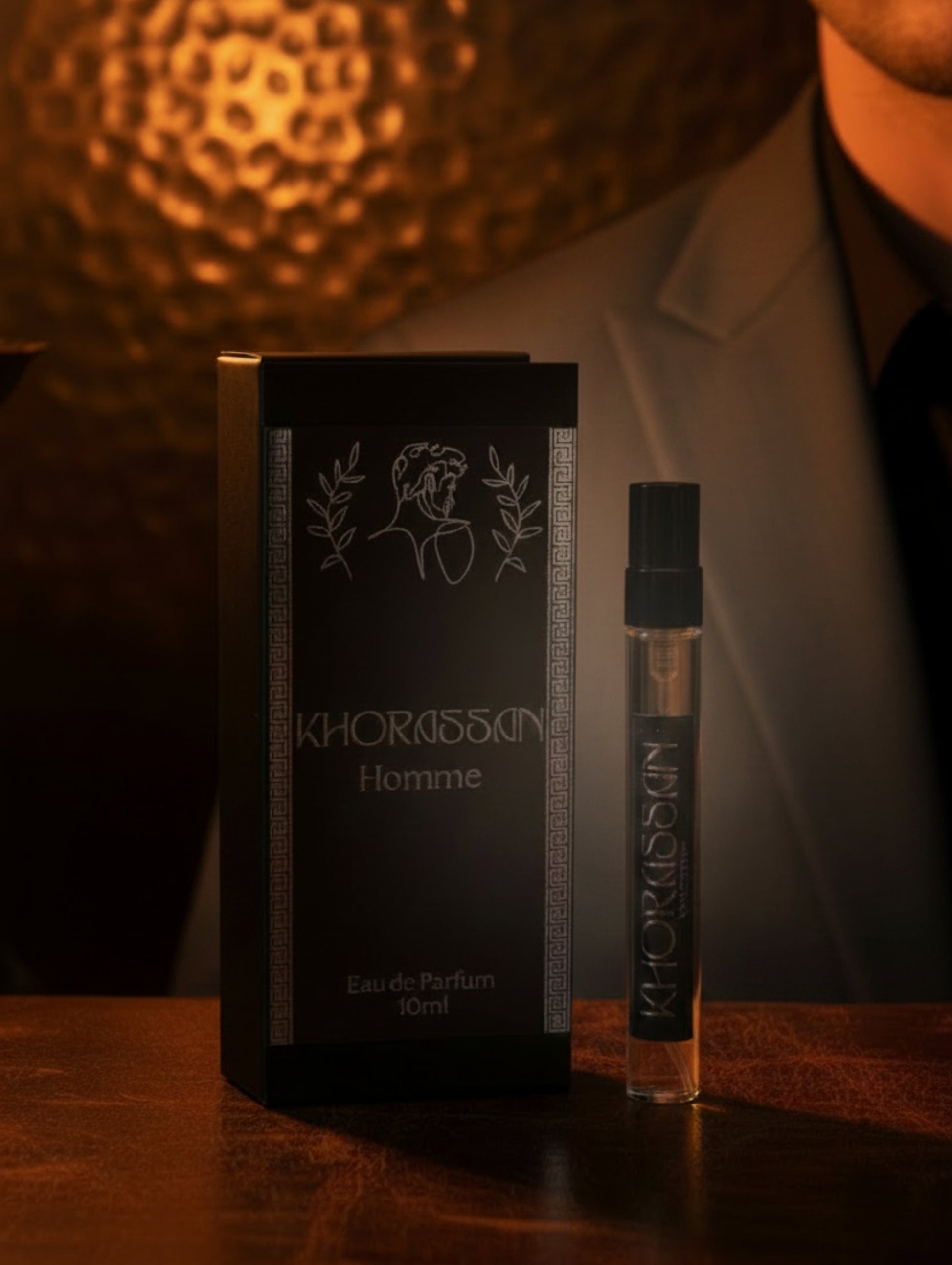 Khorassan Oud Perfume for men - 10ml travel size fragrance by Hazel Glow