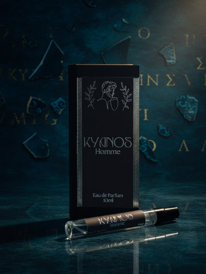 Kyanos men's fragrance eau de parfum strength by Hazel Glow