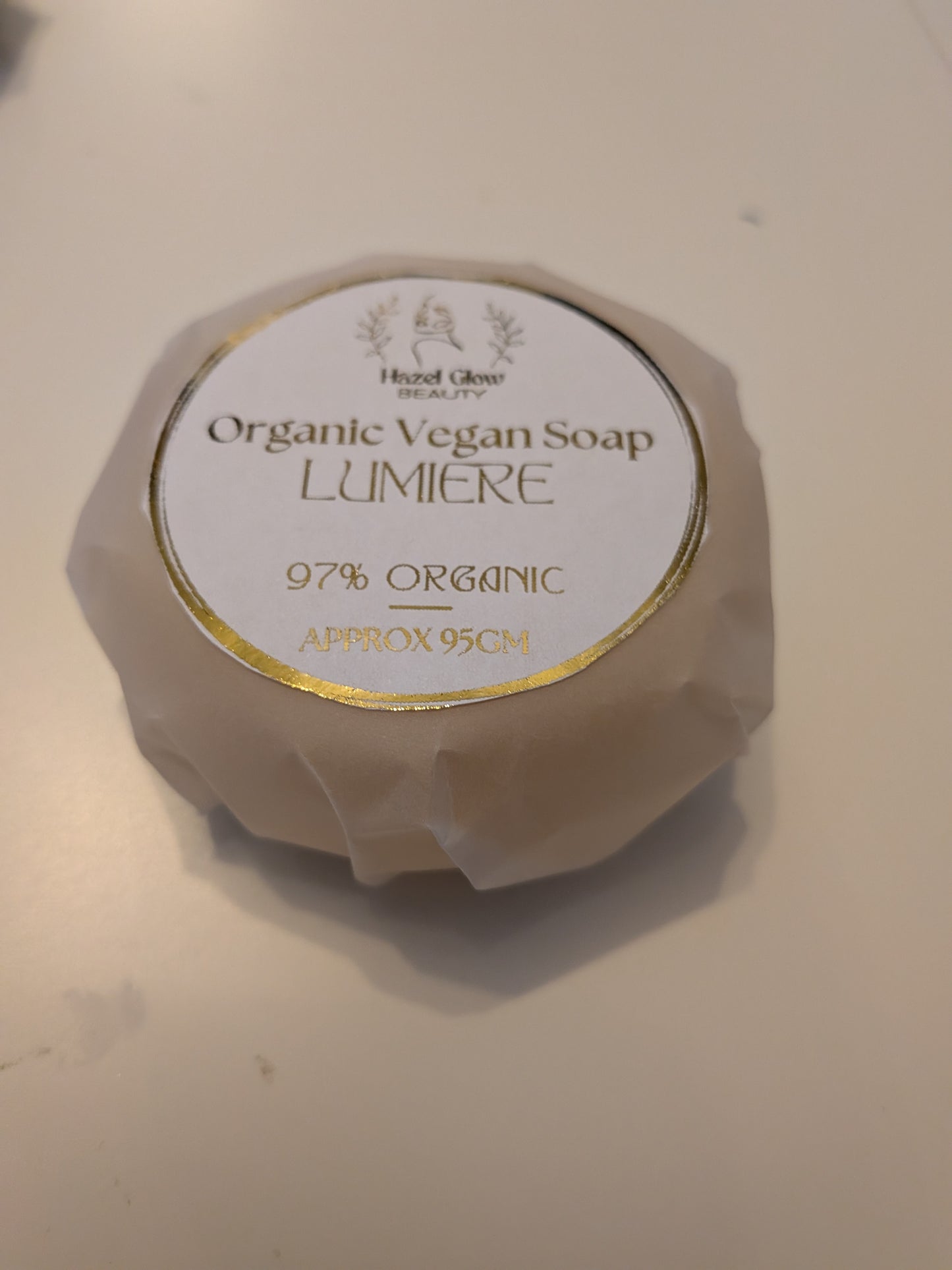 Organic vegan soap Lumiere luxury soap