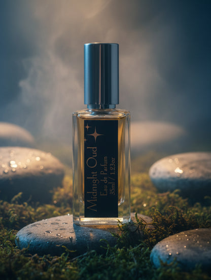 Men's fragrance Midnight Oud by Hazel Glow 