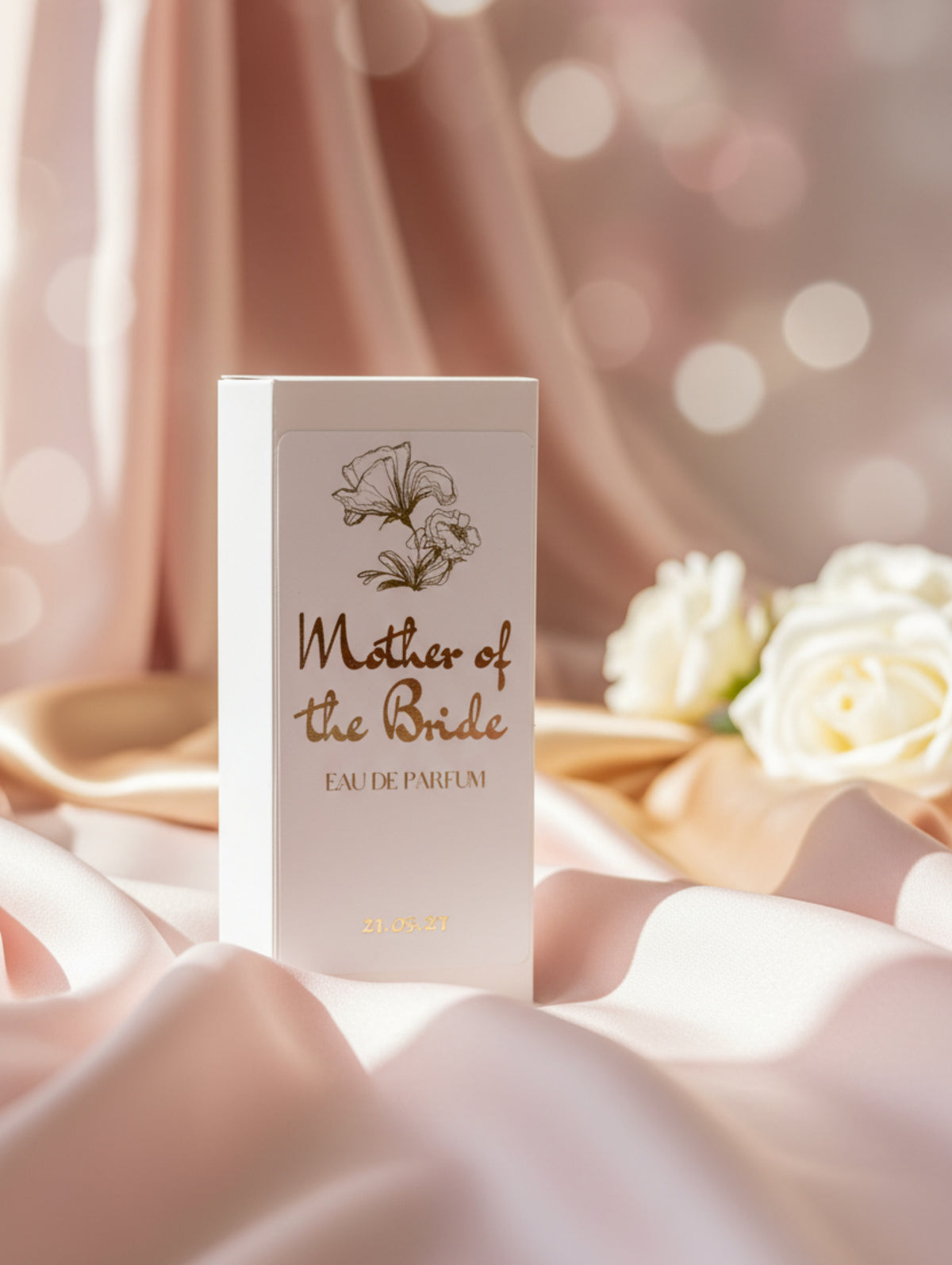 Mother of the Bride personalised perfume packaging by Hazel Glow - 