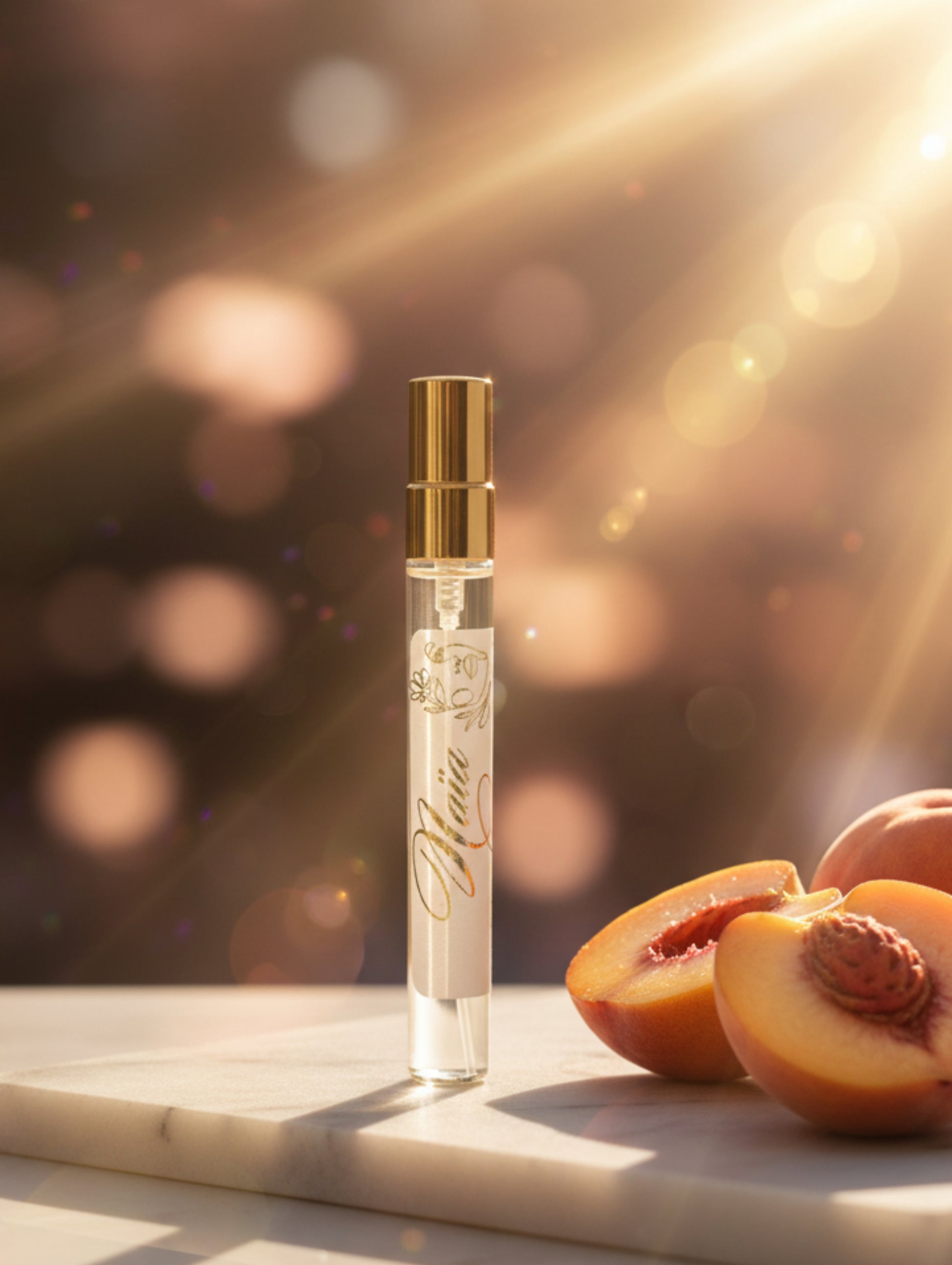 Naia vegan and paraben free perfume by Hazel Glow.  Perfect for wedding gifts and bridal perfume