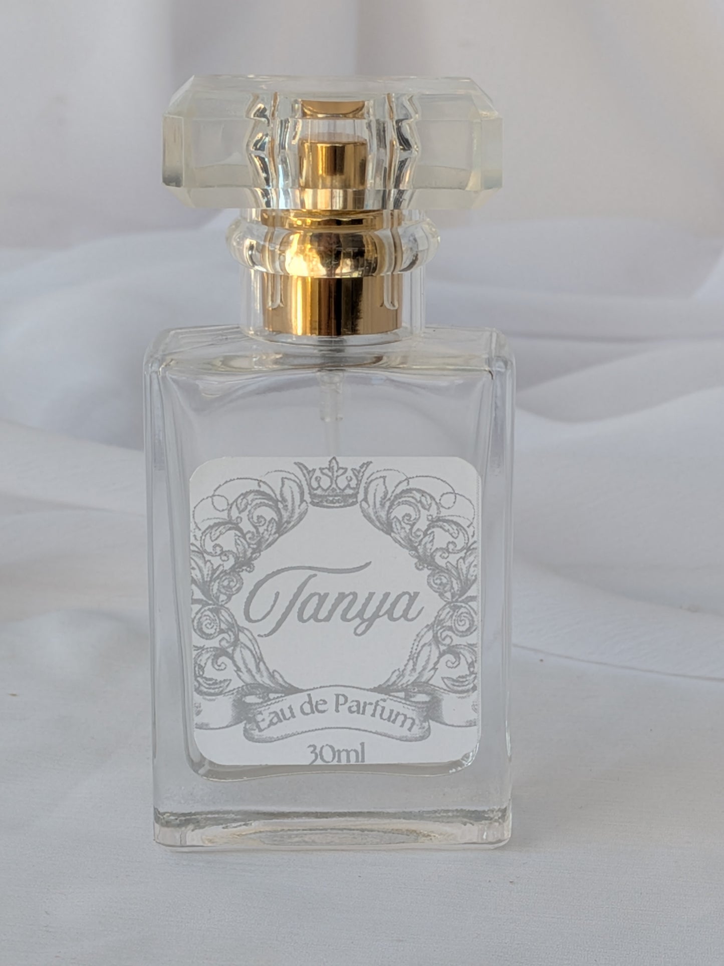 Ornate Personalised perfume bottle