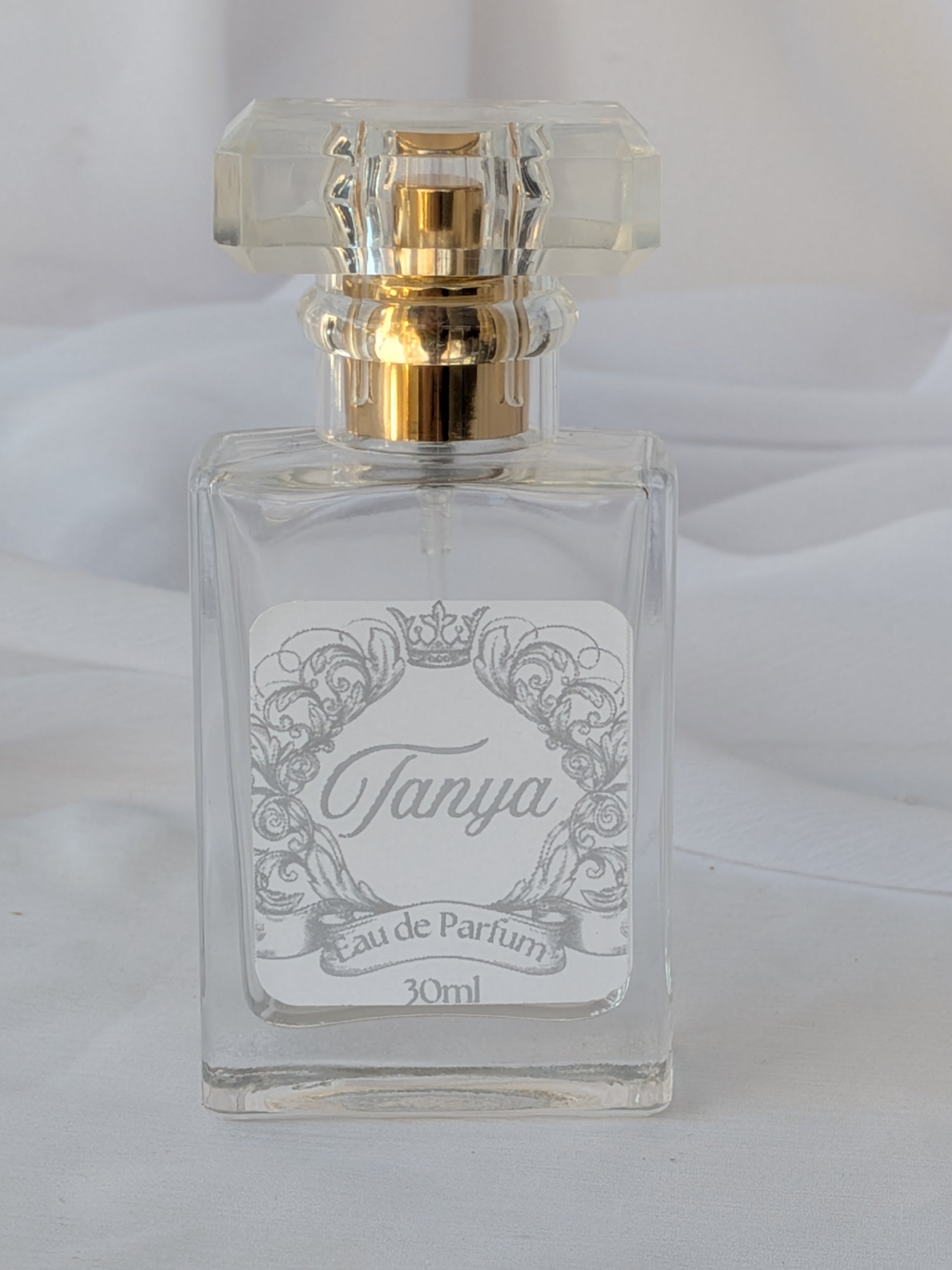 Ornate Personalised perfume bottle