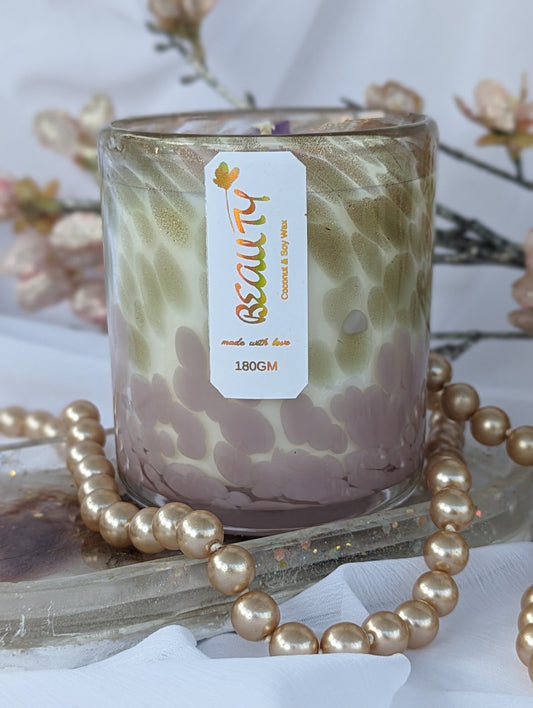Beauty Luxury Crystal Candle | Wellness Candle Gift For Her