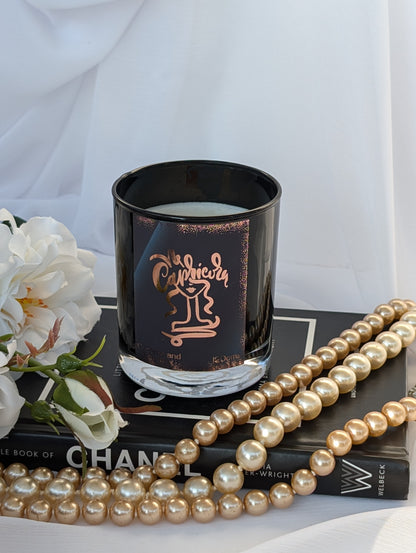 Scorpio Candle – Luxury Zodiac Candle in Black & Gold for Astrology Lovers