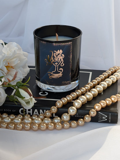 Scorpio Candle – Luxury Zodiac Candle in Black & Gold for Astrology Lovers