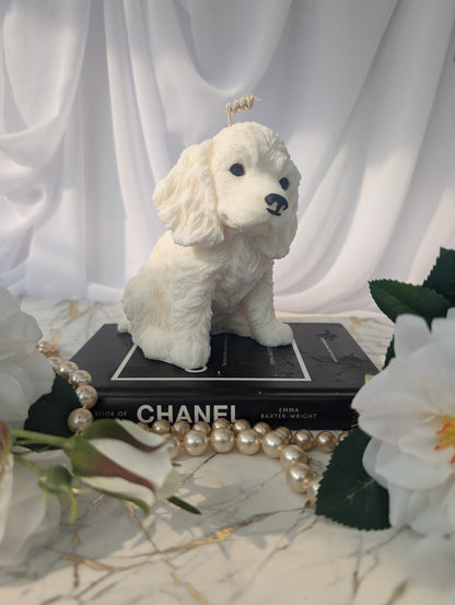 Cocker Spaniel Puppy Candle