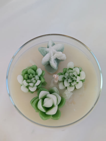 Best Grandma on Mother's Day Candle | Grandma Gift | Succulent Candle Gift