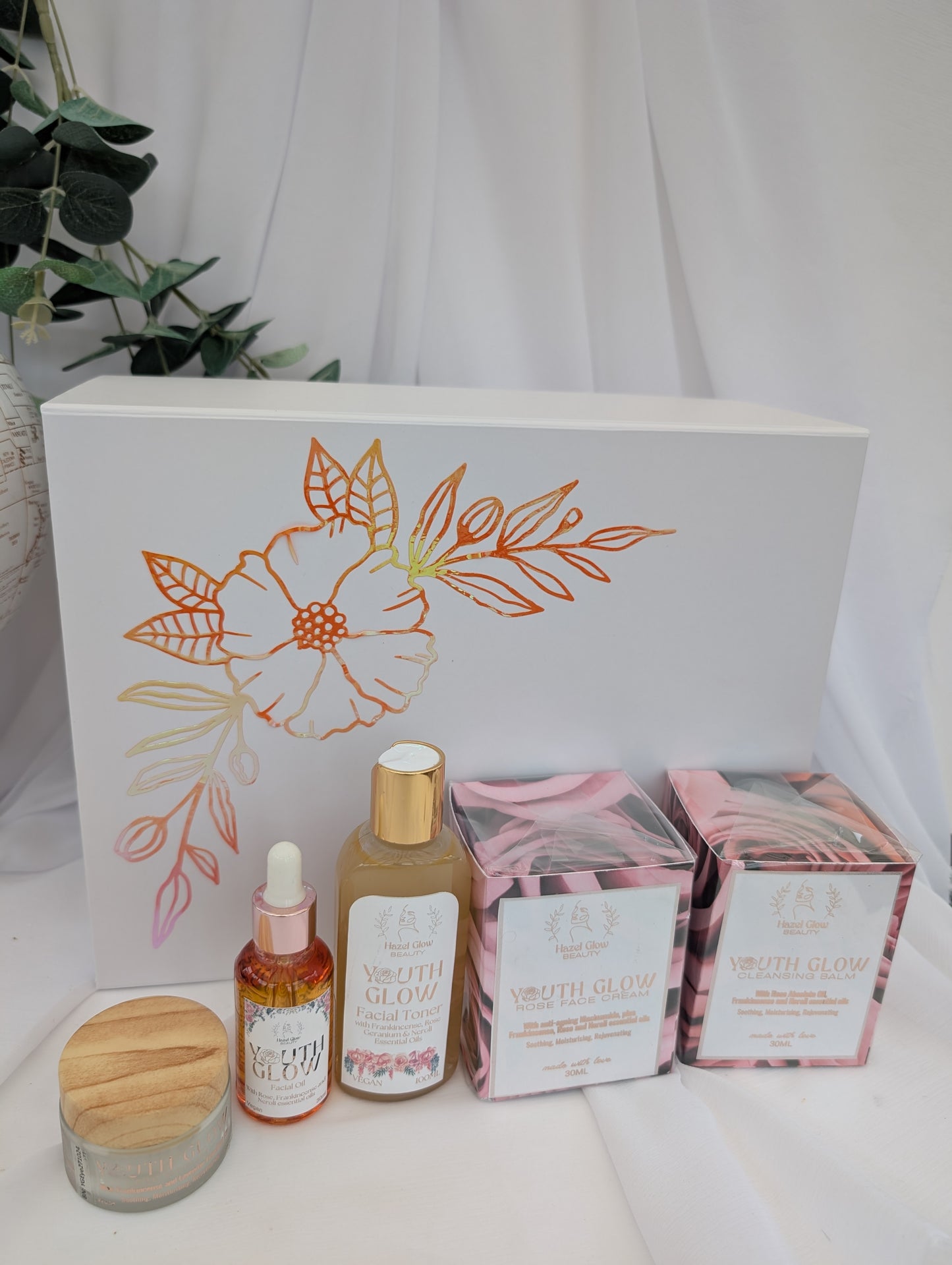 Youth Glow Gift Set | Essential Oil Skincare Gift | Luxury Skincare Gift |