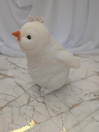 Penguin Christmas Candle | Moulded Statement Candle