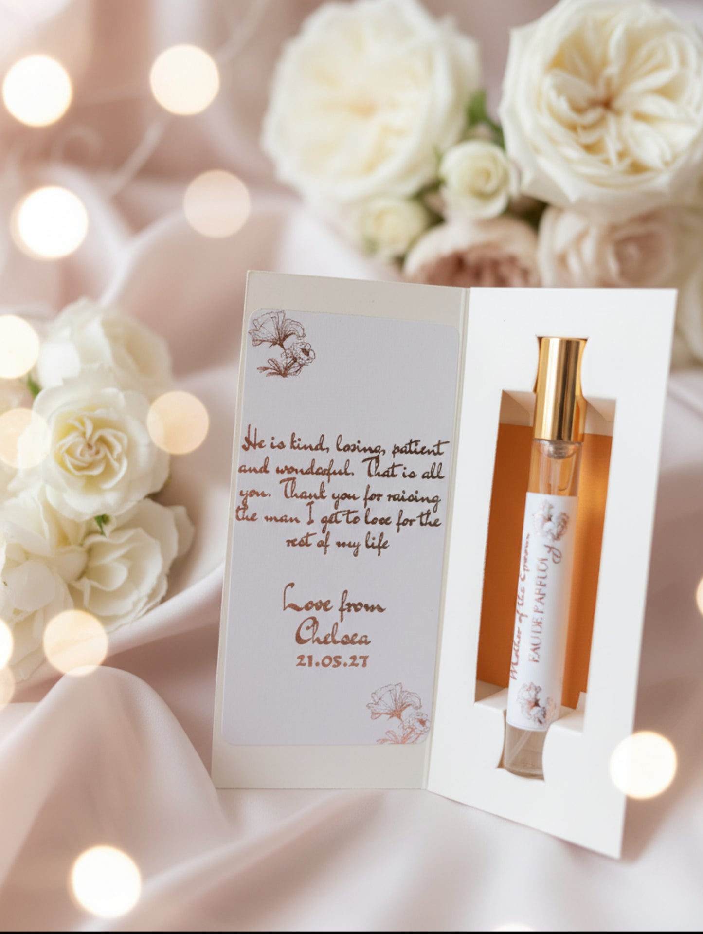 Femme Fatale | Personalised Mother of the Groom Gift | Vegan Perfume 10ml