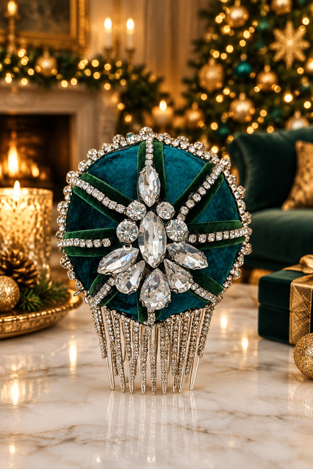 Limited Edition Christmas Perfume Bauble | Personalised Ribbon