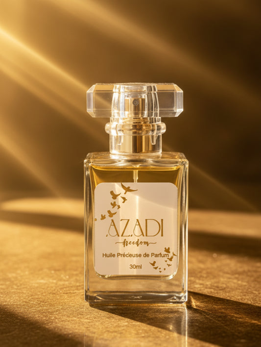 Perfume Oil Azadi by Hazel Glow - fractionated coconut eau de parfum strength perfume oil spray