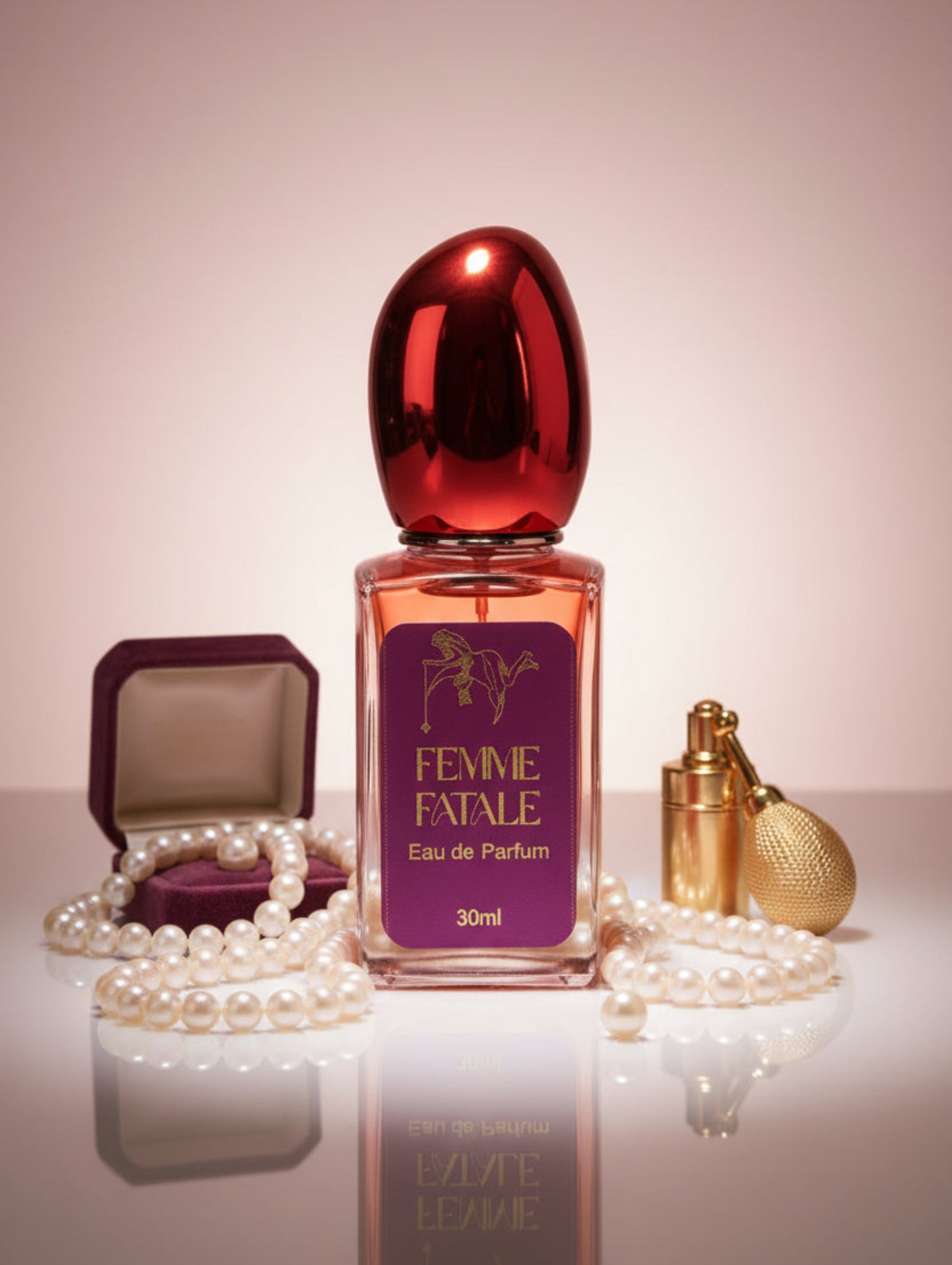 Refillable Vegan Perfume - Femme Fatale by Hazel Glow