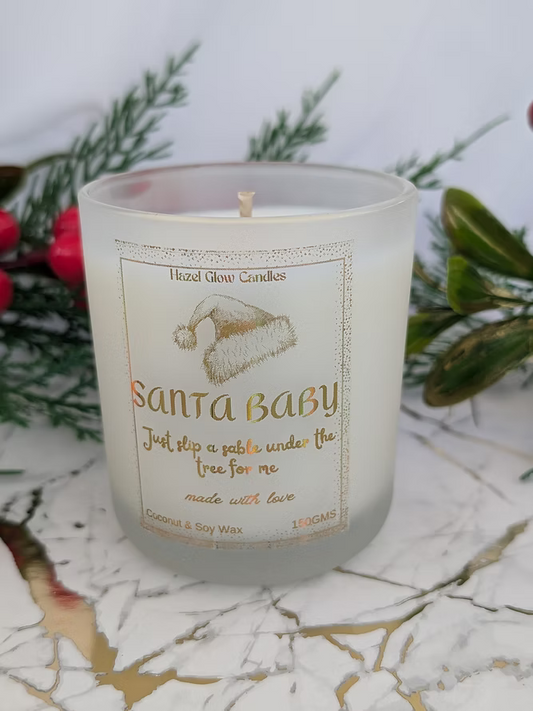 Christmas Gift For Her | Santa Baby Candle