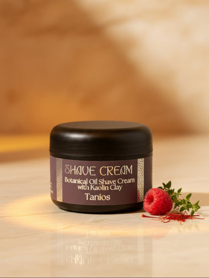 Tanios luxury shave butter by Hazel Glow - 100ml with botanical oils and Kaolin Clay
