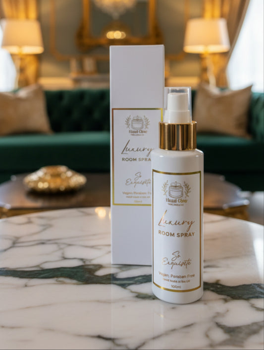 Room Spray Home Fragrance, So Exquisite fragrance by Hazel Glow.  Paraben free, cruelty free.
