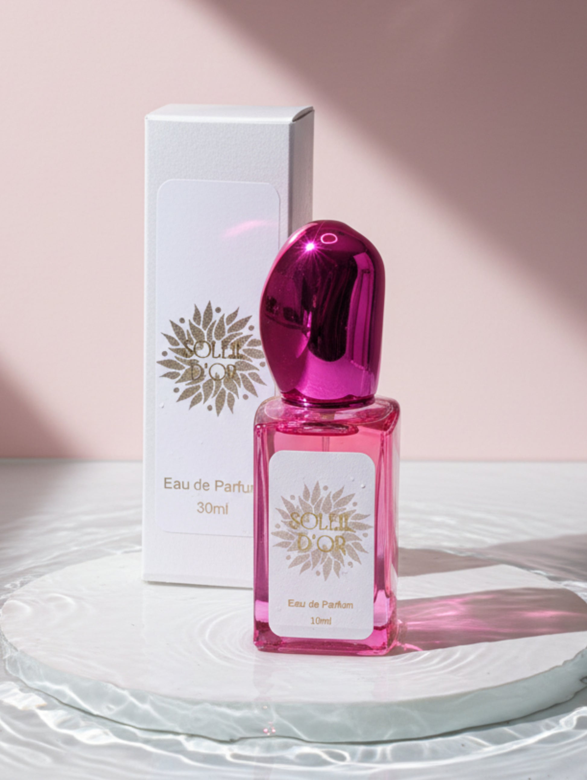 Gourmand vegan perfume, Soleil D'Or by Hazel Glow