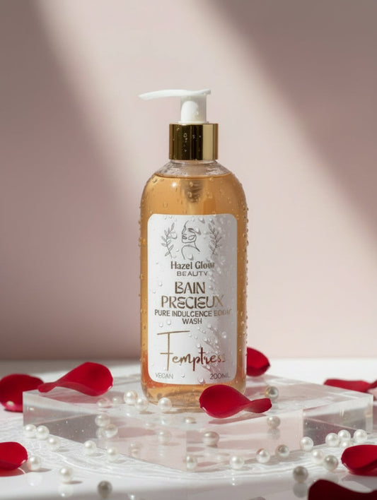 Bain Precieux Luxury Shower Gel in Temptress fragrance by Hazel Glow