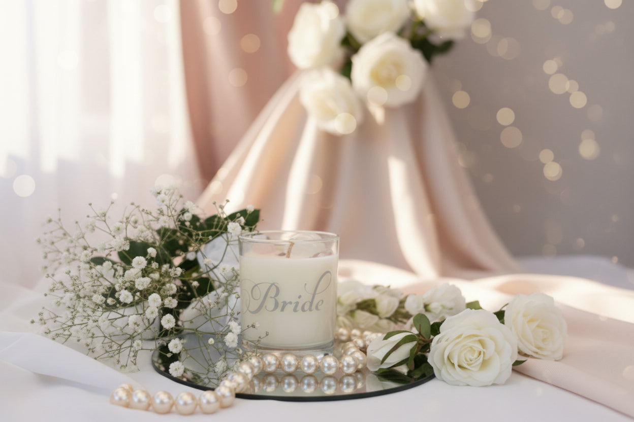 Wedding Candle for bride - vegan candle