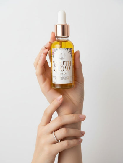 Youth Glow botanical Anti Ageing Face Oil by Hazel Glow