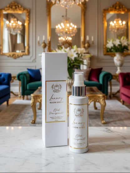 Hazel Glow luxury room spray in Black Pomegranate fragrance