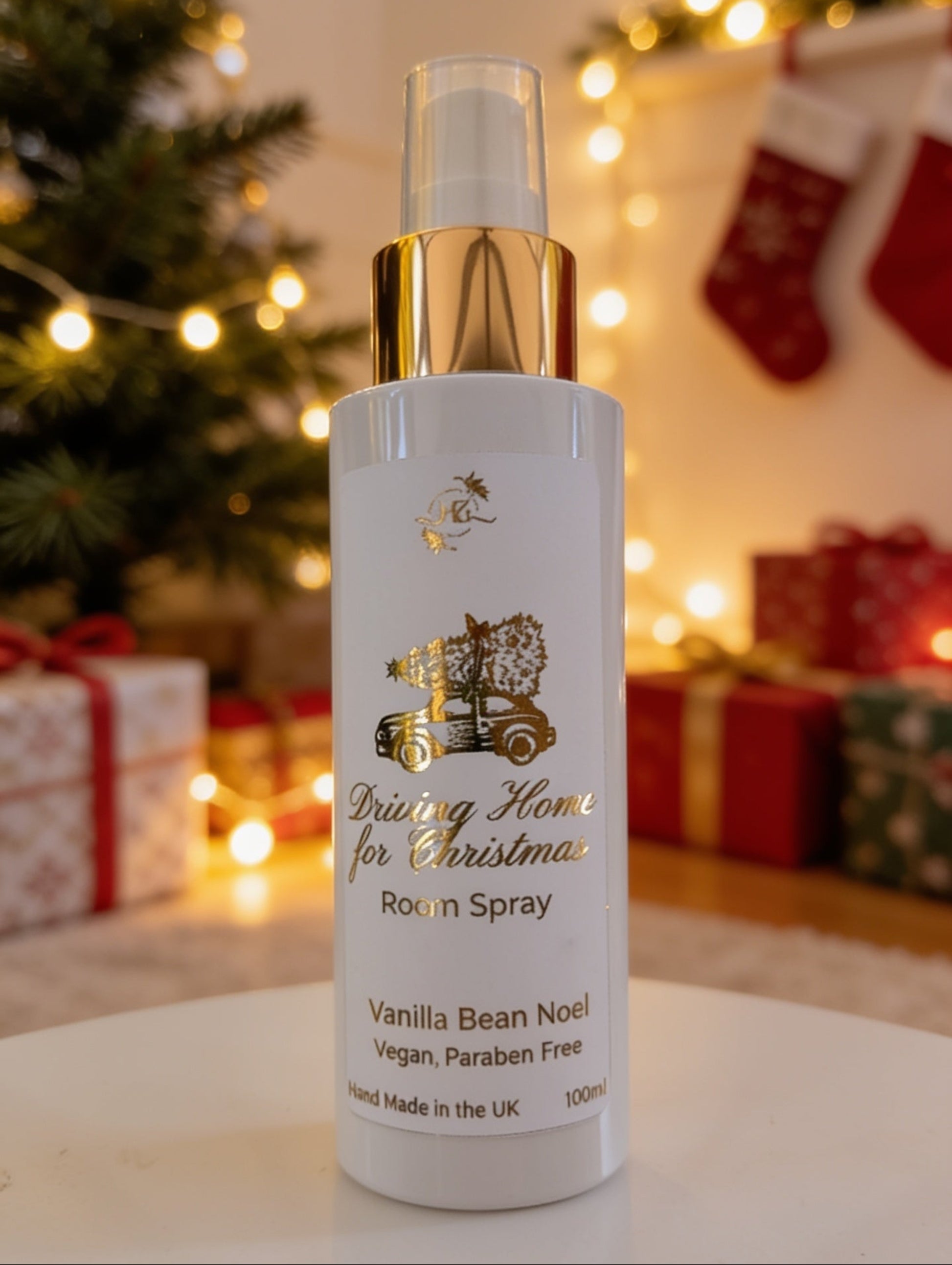 Festive Fragrance room spray Driving Home for Christmas in Vanilla Bean Noel fragrance by Hazel Glow