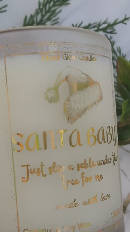 Christmas Gift For Her | Santa Baby Candle