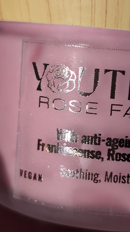 Youth Glow Rose Face Cream | Essential Oil Day Cream | Rose Day Cream