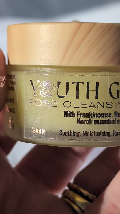 Youth Glow Rose Cleansing Balm | Rose Essential Oil Cleansing Balm | Face Balm